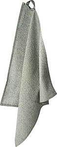 VANTAL kuchyňská utěrka z recyklované bavlny/polyesteru 200 g/m2, šedozelená