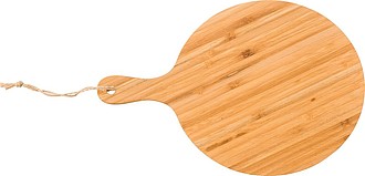 Bambusové kuchyňské kulaté prkénko, středně hnědá ekologické předměty