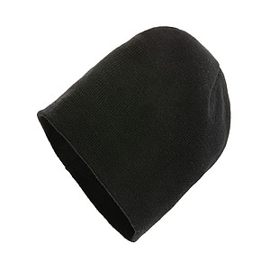Klasická beanie čepice Impact z Polylana® AWARE™, černá ekologické předměty