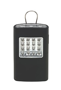LIGHTO Svítilna s háčkem na zavěšení, černá