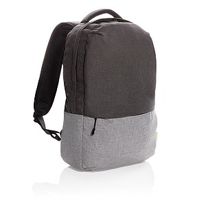 MIALEN Duo color RFID batoh na 15,6" notebook z RPET, šedá ekologické předměty