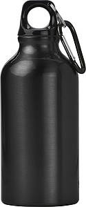 KYLBAHA Hliníková láhev na pití, objem 400 ml, černá
