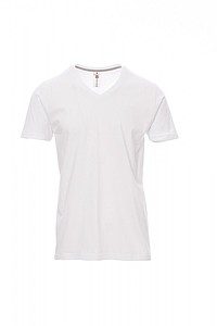 Tričko PAYPER V-NECK bílá L - reklamní trička