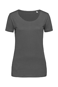 Tričko STEDMAN FINEST COTTON WOMEN šedá S - reklamní trička