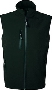 SCHWARZWOLF BELIDIS vesta pánská, logo vzadu, černá XXXL - reklamní vesty