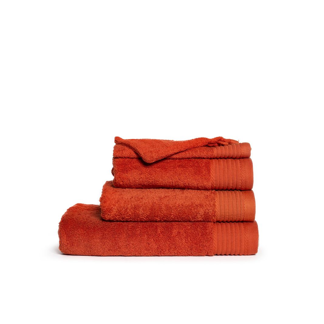 Ručník ONE DELUX 50x100 550 cm gr/m2, středně oranžová ručníky s potiskem