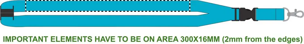 Umístění potisku: Přední strana - bílá část