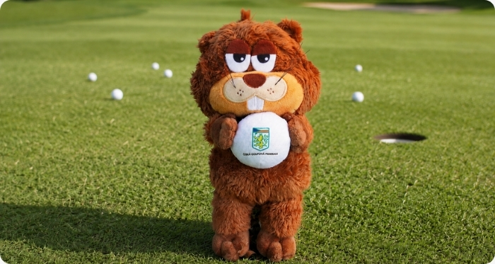 Hotoví plyšoví maskoti pro Českou golfovou federaci