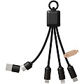 20W nabíjecí kabel 5 v 1, černá