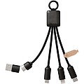 20W nabíjecí kabel 5 v 1, černá