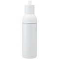650ml recyklovaná dvoustěnná nerezová láhev na vodu RCS Illuminate se sadou 3 víček, bílá