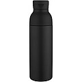 650ml recyklovaná dvoustěnná nerezová láhev na vodu RCS Illuminate se sadou 3 víček, černá