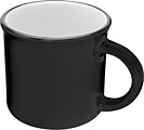 ARIKAN Keramický hrnek v retro stylu, 240 ml, černá