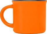 ARIKAN Keramický hrnek v retro stylu, 240 ml, oranžová