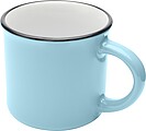 ARIKAN Keramický hrnek v retro stylu, 240 ml, tyrkysová