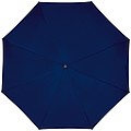 Automatický skládací deštník, pr. 98cm, s karabinou v rukojeti, tmavě modrý
