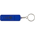 Bambusový stojan na telefon s antistresovou hračkou z recyklovaného plastu, královská modrá