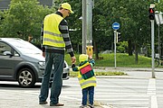 BARADIK Dětská kšiltovka 6- ti panelová s reflexními prvky, žlutá