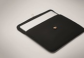 Bavlněný obal na notebook, černý