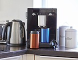 BEDYS Termohrnek 250ml, uvnitř plast, zvenku nerez, oranžový