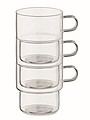 Borosilikátová sklenice 300 ml, transparentní