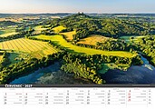 Česká krajina 2027, nástěnný kalendář, prodloužená záda