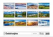 Česká krajina 2027, nástěnný kalendář, prodloužená záda