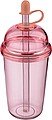 Cestovní hrnek na pití 500 ml, růžová