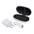 Cestovní sada typu USB + C v pouzdře, bílá