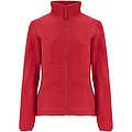 Dámská fleecová celorozepínací bunda, ROLY ARTIC, červená, vel. 2XL