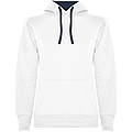 Dámská mikina ROLY URBAN, bílá s doplňky v námořní modré, XL