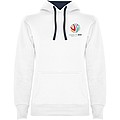 Dámská mikina ROLY URBAN, bílá s doplňky v námořní modré, XL