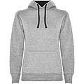 Dámská mikina ROLY URBAN, šedá s černými doplňky, XL