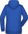 Dámská mikina s kapucí James Nicholson sweat hoodie women, královská modrá, vel. M