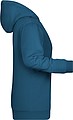 Dámská mikina s kapucí James Nicholson sweat hoodie women, modrozelená, vel. XXL