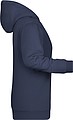 Dámská mikina s kapucí James Nicholson sweat hoodie women, námořní modrá, vel. S