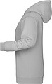 Dámská mikina s kapucí James Nicholson sweat hoodie women, sv. šedý melír, vel. M