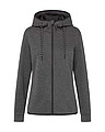 Dámská mikina STEDMAN RECYCLED SCUBA JACKET WOMEN, antracitový melír, S