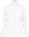 Dámská mikrofleecová mikina Kariban fleece jacket women, bílá, vel. XL