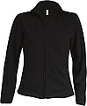 Dámská mikrofleecová mikina Kariban fleece jacket women, černá, vel. XL