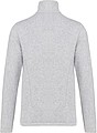 Dámská mikrofleecová mikina Kariban fleece jacket women, šedý melír, vel. S