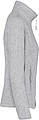 Dámská mikrofleecová mikina Kariban fleece jacket women, šedý melír, vel. S