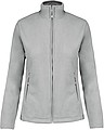 Dámská mikrofleecová mikina Kariban fleece jacket women, sv. šedá, vel. S
