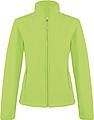 Dámská mikrofleecová mikina Kariban fleece jacket women, světle zelená, vel. L