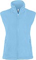 Dámská mikrofleecová vesta Kariban fleece vest women, sv. modrá, vel. XXL