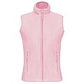 Dámská mikrofleecová vesta Kariban fleece vest women, světle růžová, vel. XS