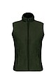 Dámská mikrofleecová vesta Kariban fleece vest women, tmavá vojenská zelená, vel. XS