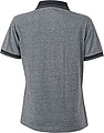 Dámská polokošile James Nicholson polo megange women, černá/šedá, vel. L