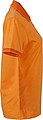 Dámská polokošile James Nicholson polo megange women, oranžová/tmavě oranžová, vel. S