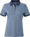 Dámská polokošile James Nicholson polo megange women, sv. modrá/ tmavě modrá, vel. M